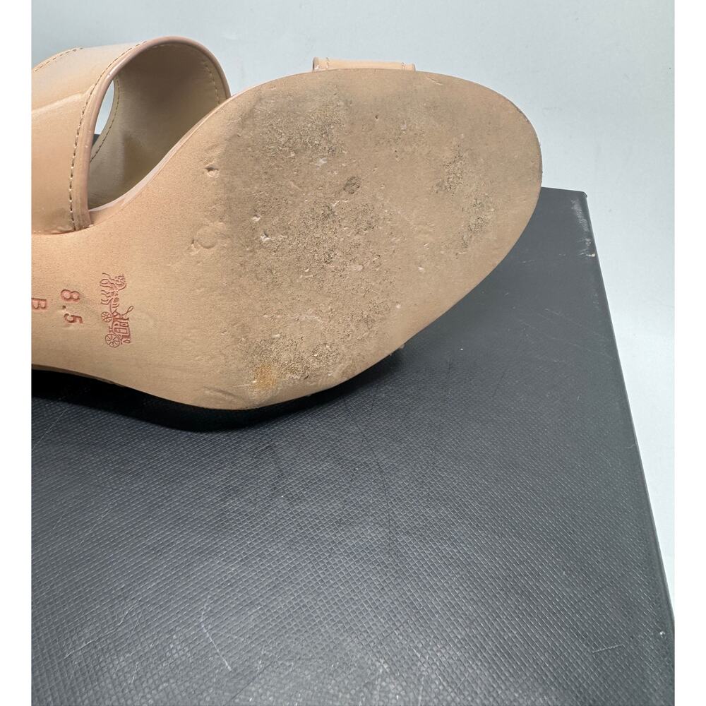 Womens Coach Marla Patent Slingback High Heels Size 8.5 - Picture 5 of 7